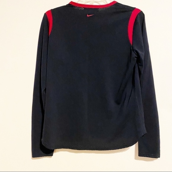 NIKE Sphere Activewear Shirt Blue Pink Size Large - Picture 6 of 6